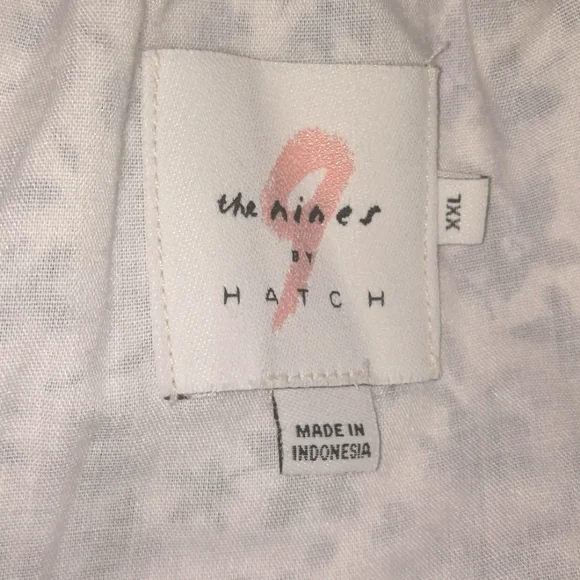 HATCH Maternity Floral Maxi Dress Tiered Blue White ‎Cottage Boho Prairie XXL - Picture 5 of 11